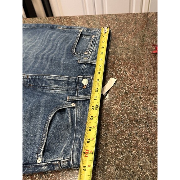 NWT Madewell Women’s Low-Slung Straight Jeans Med Wash Button Fly SZ 29 - Picture 6 of 10